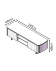 Torelli Castello Ceramic TV/Media Unit