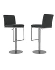 Set of 2 Torelli Enzo Leather Bar Stool