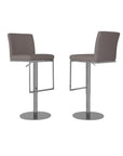 Set of 2 Torelli Enzo Leather Bar Stool