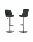 Set of 2 Torelli Bruno Leather Bar Stool