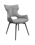 Set of 2 Torelli Raffaello Fabric Swivel Dining Chair