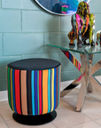Fellini Home Round Swivel Drum Footstool