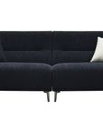 Aluxo Albany Sofa Range in Black Lux Boucle Fabric