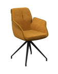 Set of 2 Torelli Sicily Fabric Swivel Dining Armchair