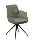 Set of 2 Torelli Sicily Fabric Swivel Dining Armchair