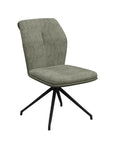 Set of 2 Torelli Sicily Fabric Swivel Dining Chair