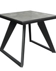 Sorrento Grey Ceramic Side Table 6689