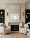 Sachi White Side Table