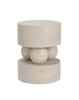 Sachi White Side Table