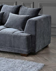 Aluxo Gramercy Group in Steel Velvet