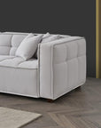 Aluxo Murray Sofa Range in Putty Boucle Fabric