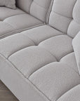 Aluxo Murray Sofa Range in Putty Boucle Fabric