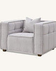 Aluxo Murray Sofa Range in Putty Boucle Fabric