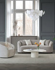 Aluxo Nolita Boucle Teddy Sofa and Accent Chair