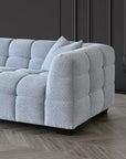 Aluxo Tribeca Sofa Range in Pearl Boucle Fabric