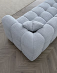Aluxo Tribeca Sofa Range in Pearl Boucle Fabric