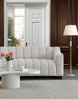 Aluxo Astoria 3 Seater Sofa in Oatmeal Boucle Fabric