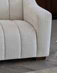 Aluxo Astoria 3 Seater Sofa in Oatmeal Boucle Fabric