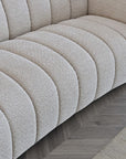 Aluxo Astoria 3 Seater Sofa in Oatmeal Boucle Fabric