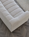 Aluxo Astoria 3 Seater Sofa in Oatmeal Boucle Fabric