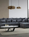 Aluxo Gramercy Group in Steel Velvet