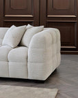 Aluxo Tribeca Corner Group in Oatmeal Boucle Fabric