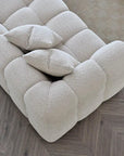Aluxo Tribeca Corner Group in Oatmeal Boucle Fabric