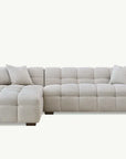 Aluxo Tribeca Corner Group in Oatmeal Boucle Fabric