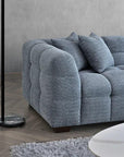 Aluxo Tribeca Corner Group in Iron Boucle Fabric