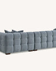 Aluxo Tribeca Corner Group in Iron Boucle Fabric