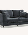 Aluxo Lenox Sofa Range in Steel Velvet