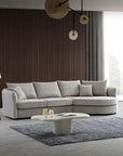 Aluxo Rubin Corner Chaise in Pebble Boucle