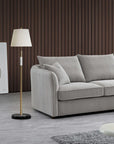 Aluxo Rubin Corner Chaise in Pebble Boucle
