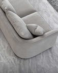 Aluxo Rubin Corner Chaise in Pebble Boucle