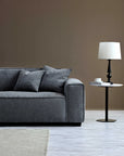Aluxo Dakota Sofa Range in Charcoal Boucle