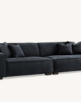 Aluxo Dakota Sofa Range Chaise in Midnight Boucle