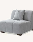 Aluxo Leonard Left Hand Corner Group in Cloudy Grey Boucle