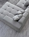 Aluxo Leonard Right Hand Corner Group in Cloudy Grey Boucle