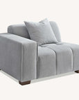 Aluxo Leonard Right Hand Corner Group in Cloudy Grey Boucle