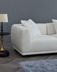 Aluxo Lottie Modular Corner Group in Polar Boucle