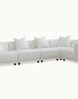 Aluxo Lottie Modular Corner Group in Polar Boucle