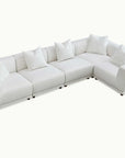 Aluxo Lottie Modular Corner Group in Polar Boucle