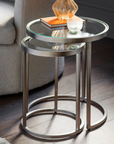 Gallery Direct Rowe Nest Table Silver