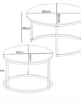 Zico 2pc Ceramic Coffee Table Set ZIC-6726