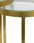 Gallery Direct Rowe Nest Table Gold