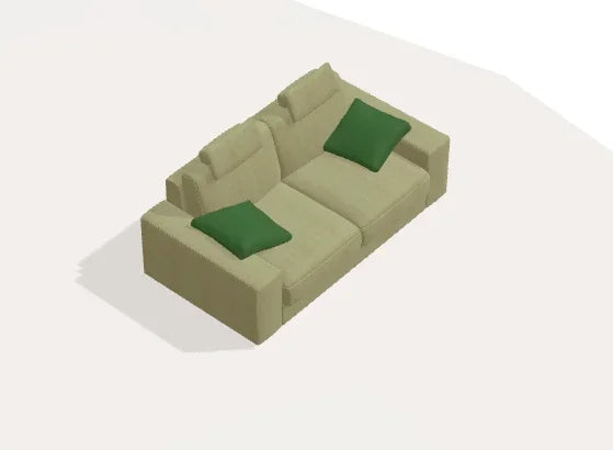 Fama Calessi Fabric Corner Sofa