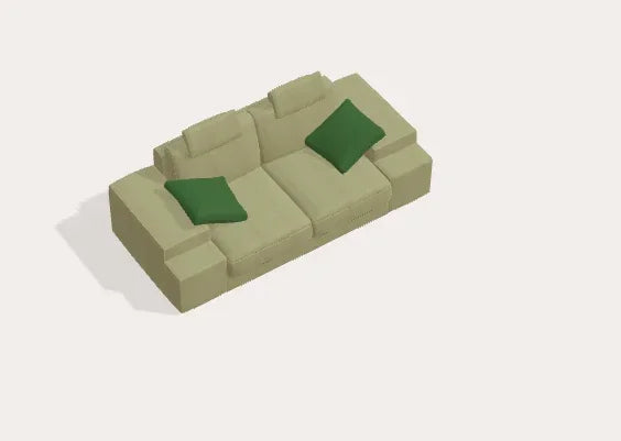 Fama Calessi Fabric Corner Sofa