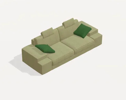 Fama Calessi Fabric Corner Sofa