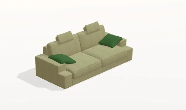 Fama Calessi Fabric Corner Sofa