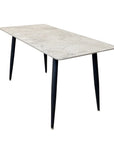 Titus 1.4 Black Dining Table with Sintered Stone Top